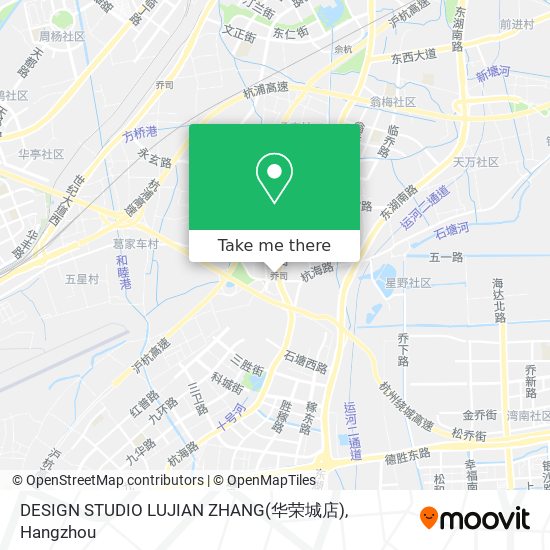 DESIGN STUDIO LUJIAN ZHANG(华荣城店) map
