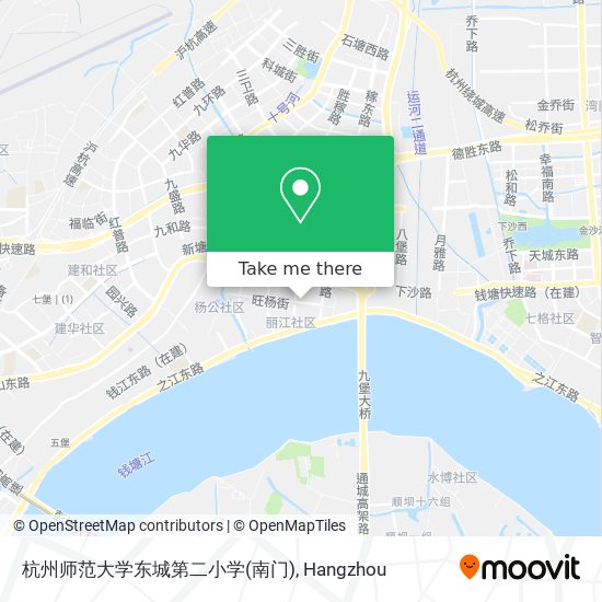 杭州师范大学东城第二小学(南门) map