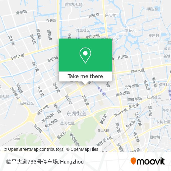 临平大道733号停车场 map