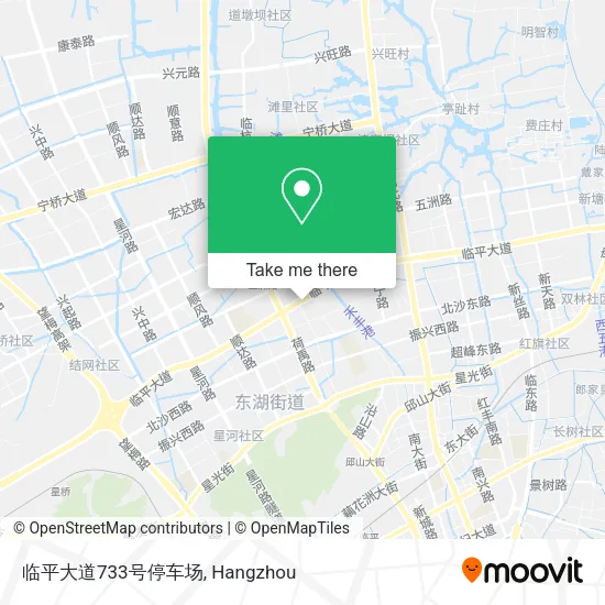 临平大道733号停车场 map
