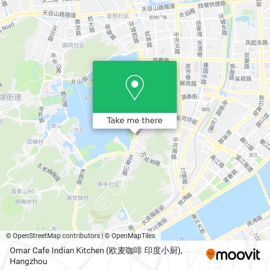 Omar Cafe Indian Kitchen (欧麦咖啡 印度小厨) map