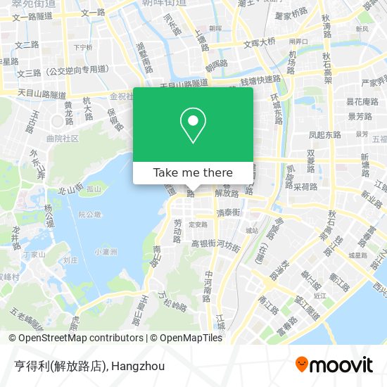 亨得利(解放路店) map
