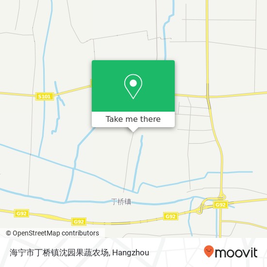 海宁市丁桥镇沈园果蔬农场 map