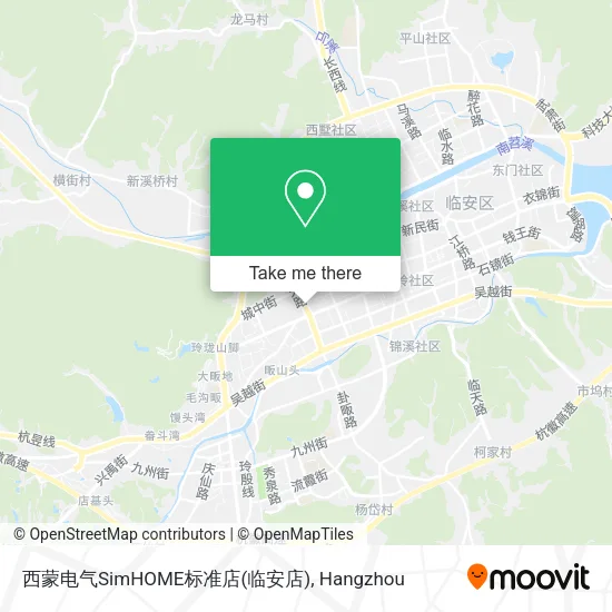 西蒙电气SimHOME标准店(临安店) map