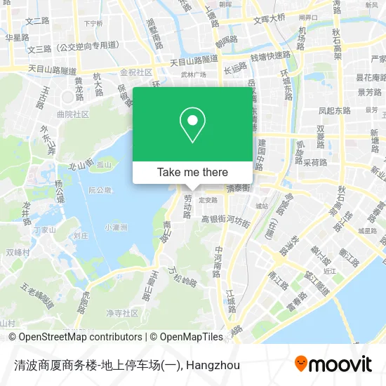 清波商厦商务楼-地上停车场(一) map