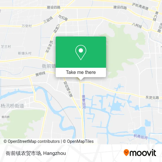 衙前镇农贸市场 map