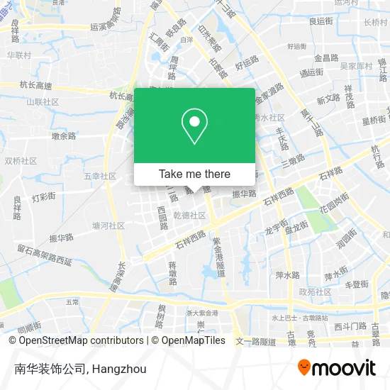 南华装饰公司 map