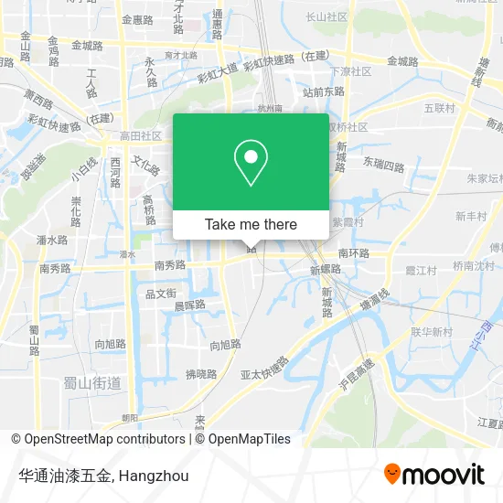 华通油漆五金 map