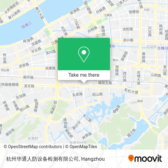 杭州华通人防设备检测有限公司 map