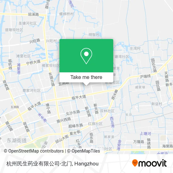 杭州民生药业有限公司-北门 map