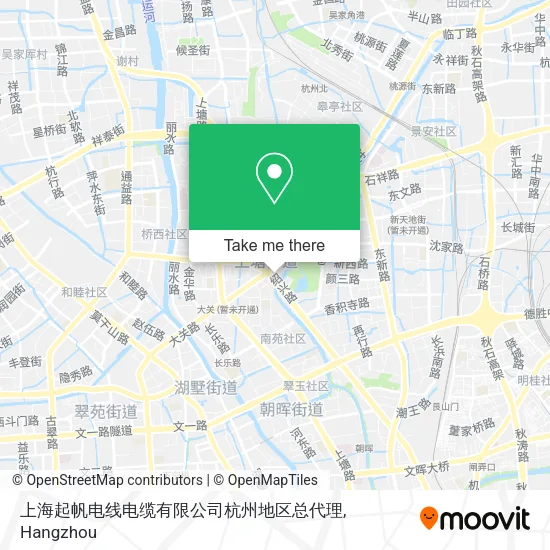 上海起帆电线电缆有限公司杭州地区总代理 map