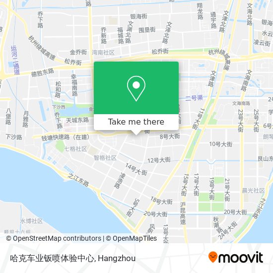 哈克车业钣喷体验中心 map