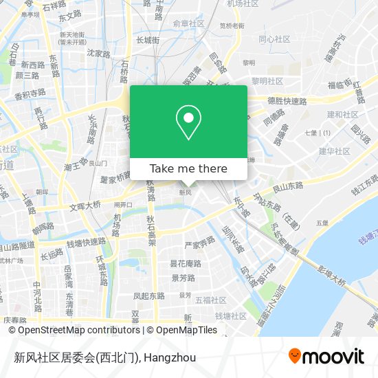 新风社区居委会(西北门) map