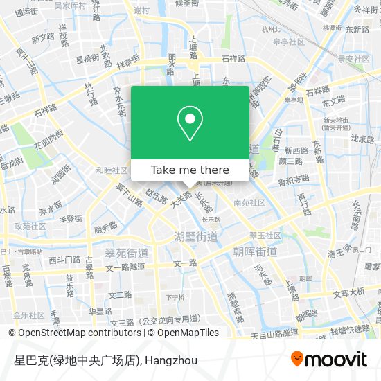 星巴克(绿地中央广场店) map