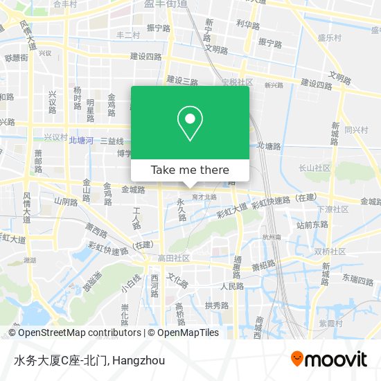 水务大厦C座-北门 map