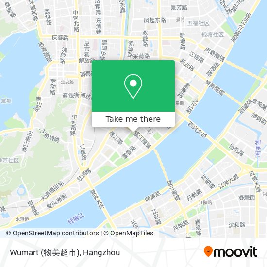 Wumart (物美超市) map