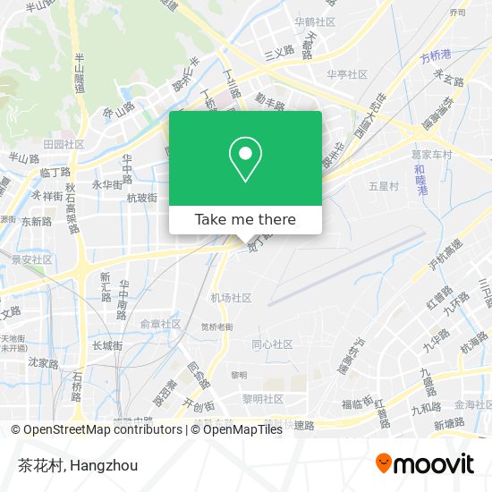 茶花村 map