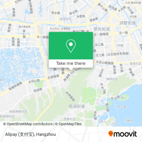 Alipay (支付宝) map