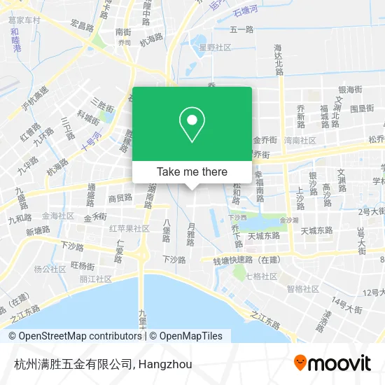 杭州满胜五金有限公司 map