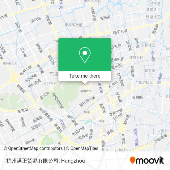 杭州满正贸易有限公司 map