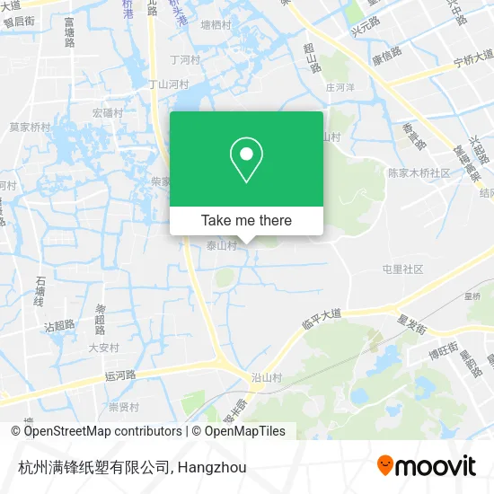 杭州满锋纸塑有限公司 map