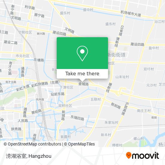 涝湖浴室 map
