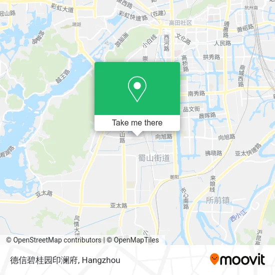 德信碧桂园印澜府 map