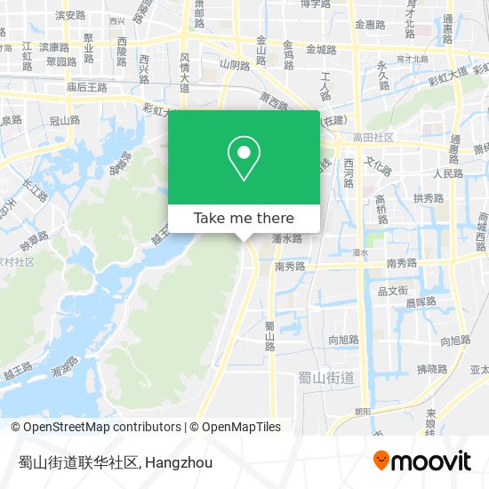 蜀山街道联华社区 map