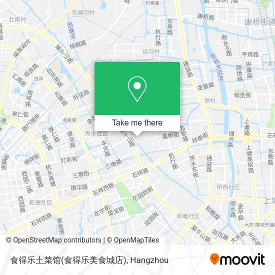 食得乐土菜馆(食得乐美食城店) map