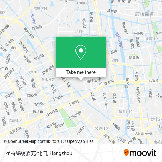 星桥锦绣嘉苑-北门 map