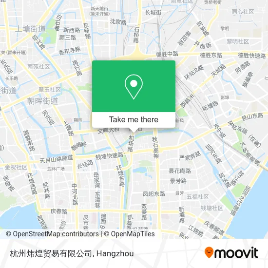 杭州炜煌贸易有限公司 map