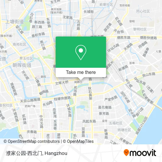 濮家公园-西北门 map