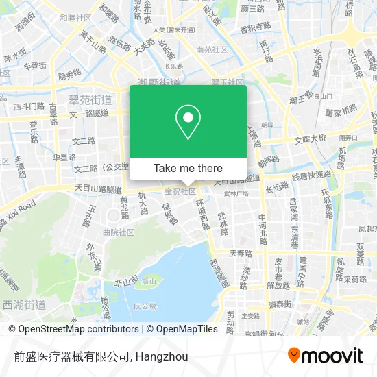 前盛医疗器械有限公司 map