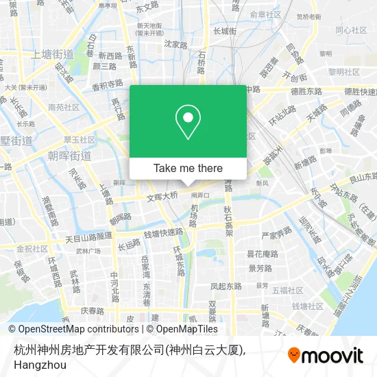 杭州神州房地产开发有限公司(神州白云大厦) map