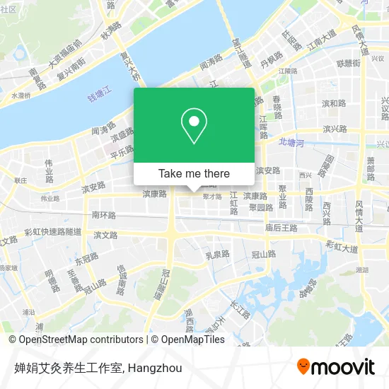 婵娟艾灸养生工作室 map