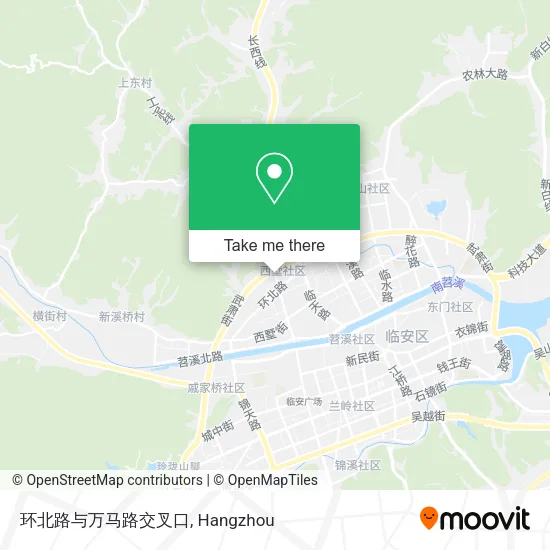 环北路与万马路交叉口 map