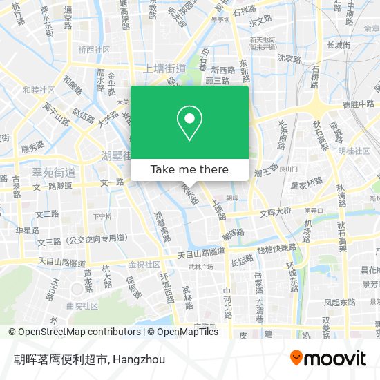 朝晖茗鹰便利超市 map