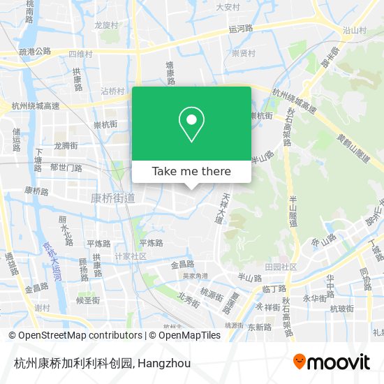 杭州康桥加利利科创园 map