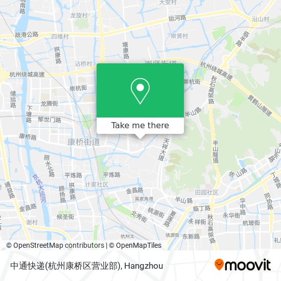 中通快递(杭州康桥区营业部) map