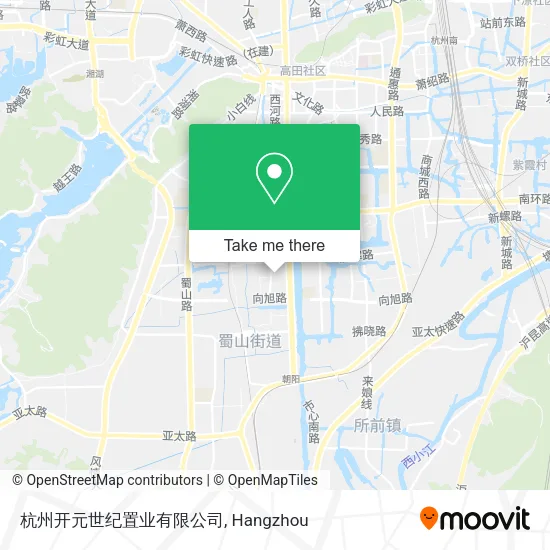 杭州开元世纪置业有限公司 map