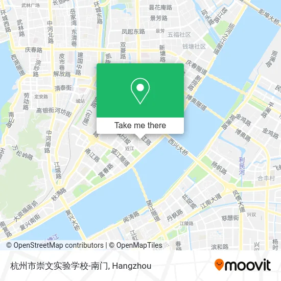 杭州市崇文实验学校-南门 map