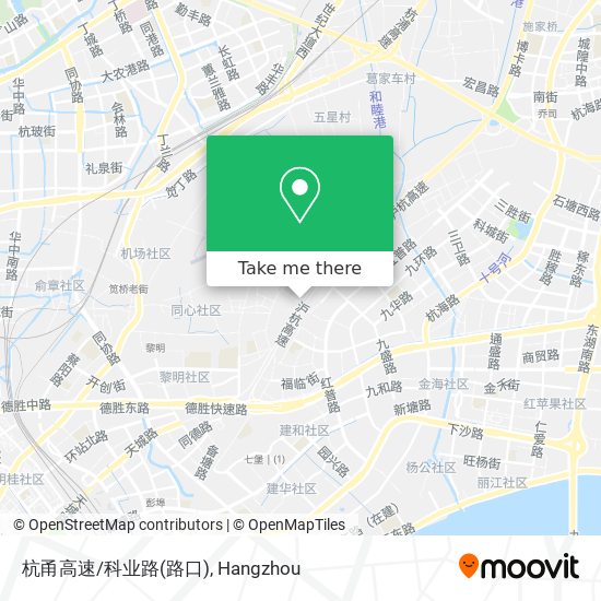 杭甬高速/科业路(路口) map