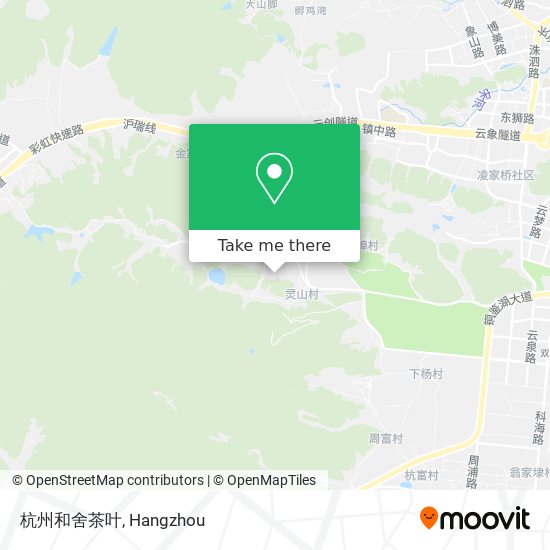 杭州和舍茶叶 map