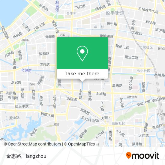 金惠路 map