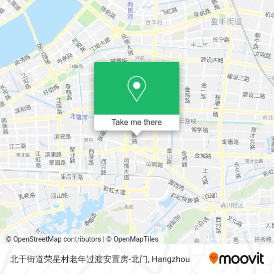 北干街道荣星村老年过渡安置房-北门 map