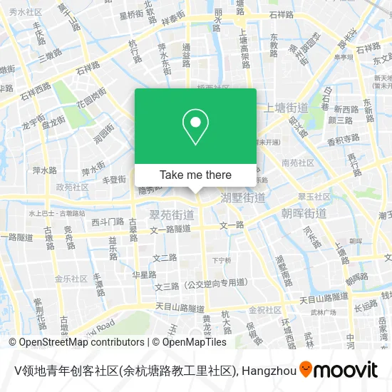 V领地青年创客社区(余杭塘路教工里社区) map