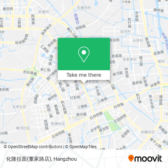 化隆拉面(董家路店) map