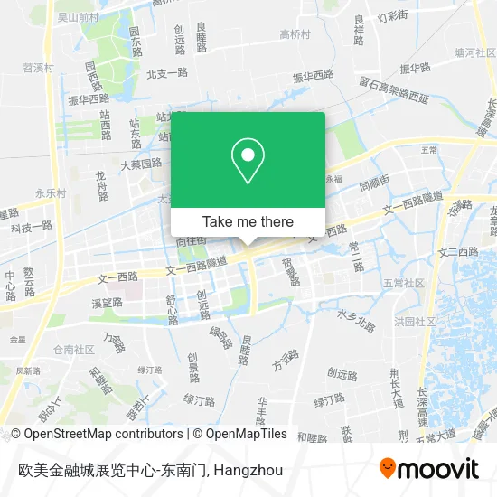 欧美金融城展览中心-东南门 map