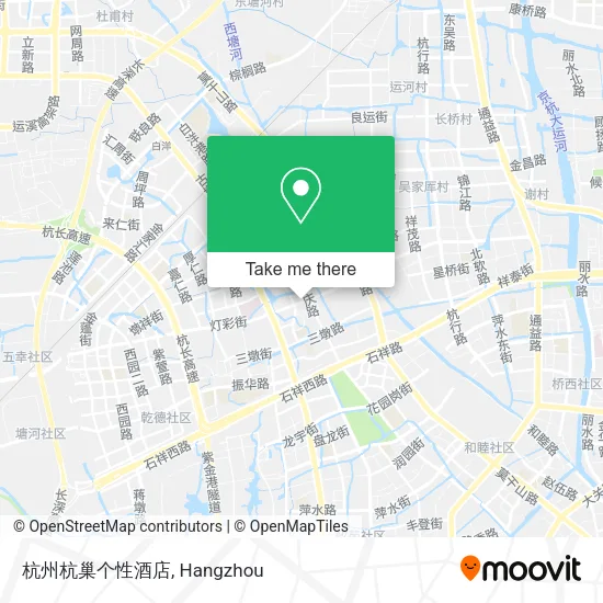 杭州杭巢个性酒店 map