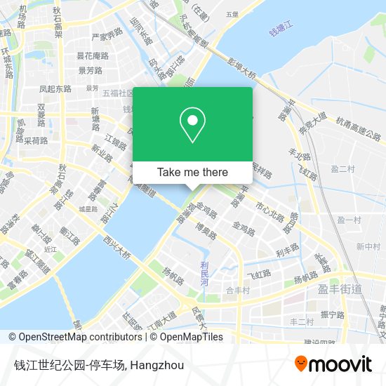 钱江世纪公园-停车场 map